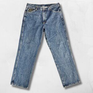 Cinch Green Label Jeans Men 36x32 Relaxed Fit Tapered Leg Medium Wash Blue